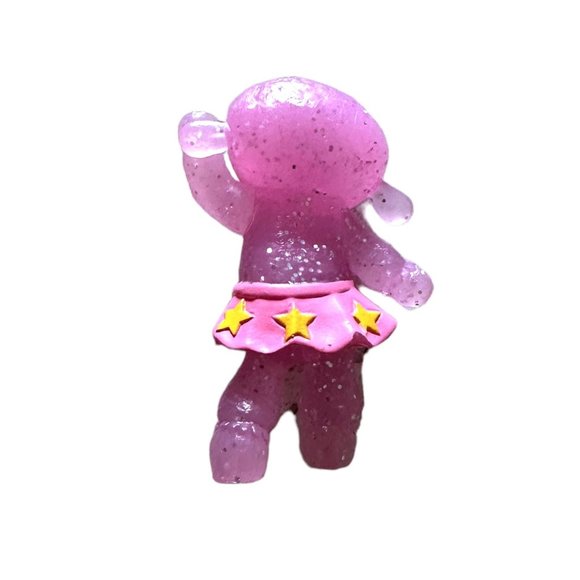 Lambie Mini Figure 2" Doc McStuffins Disney Junior Pink w/ Glitter & Stars HTF - Picture 2 of 3
